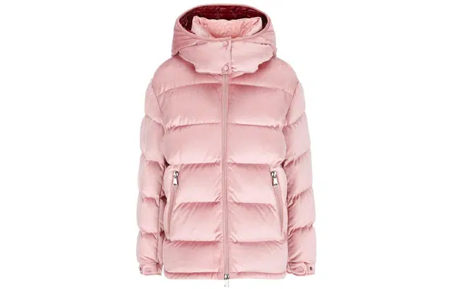 Moncler FW21 Hooded Down Jacket Pink