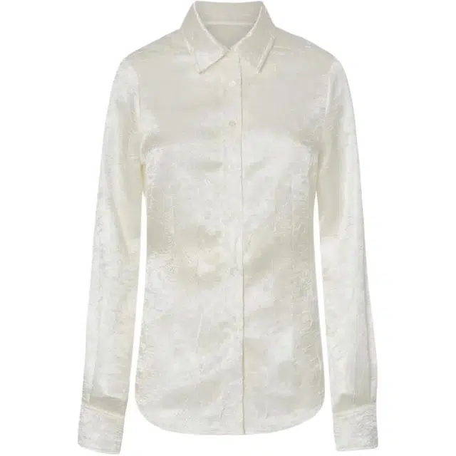 PINKO Crumpled-Effect Satin