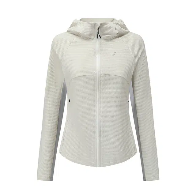 新奇天 运动徒步连帽夹克外套 女款 杏米色