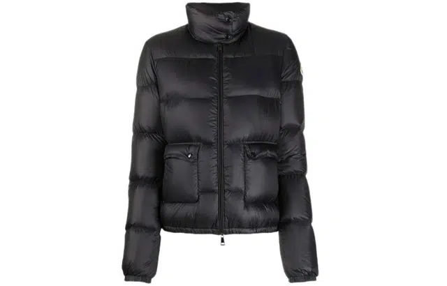 Moncler FW21 Logo Down Jacket Black