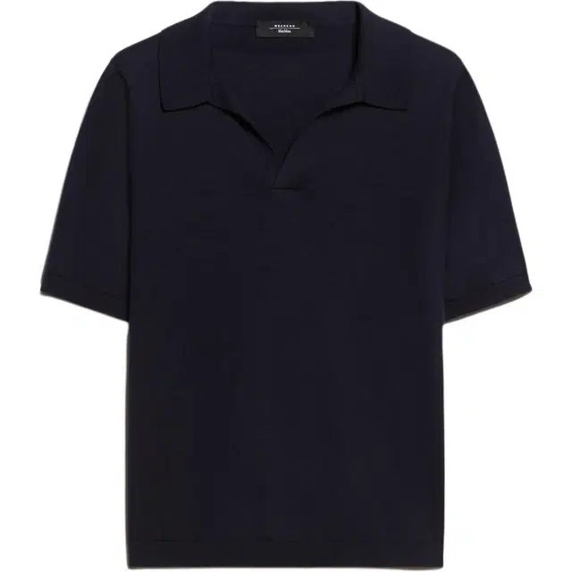 WEEKEND MaxMara Roncolo Silk And Cotton Yarn Polo Sweater VPolo