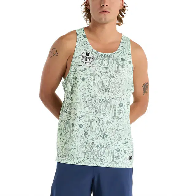 New Balance RBC Brooklyn Half Printed Run Singlet