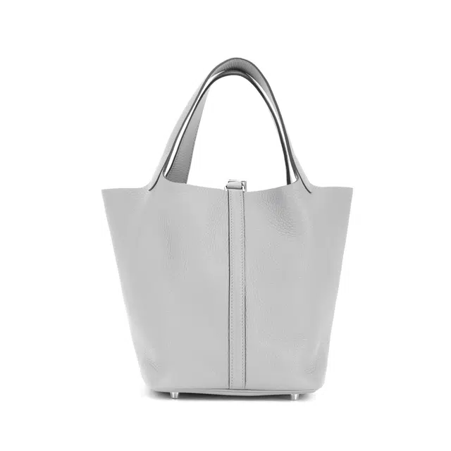 HERMES Picotin Lock 22 Gris Perle80 Gris Perle