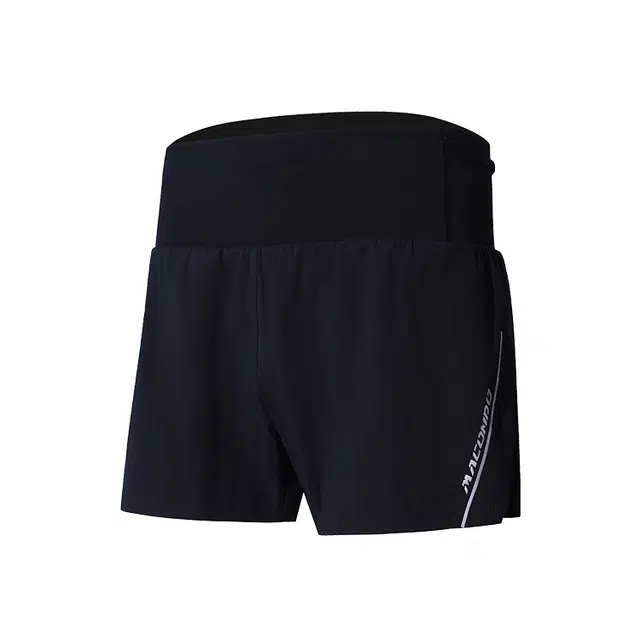 马孔多 腰部科技夹芯层速干凉感抗菌运动短裤 男款 黑色