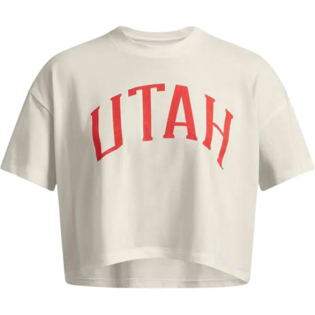 Under Armour BoxyGameday Heavyweight Crop Collegiate T
