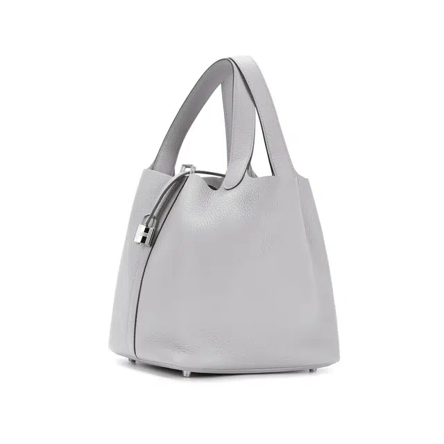 HERMES Picotin Lock 22 Gris Perle80 Gris Perle