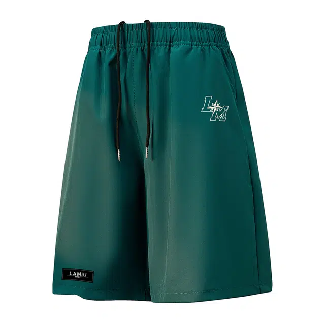 兰缪 基础款通勤日常舒适亲肤复古百搭户外休闲短裤 男女同款