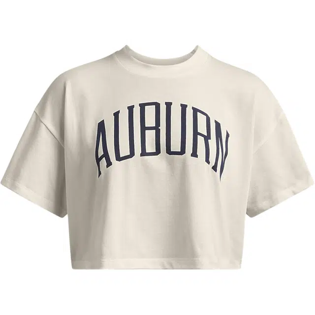 Under Armour BoxyGameday Heavyweight Crop Collegiate T