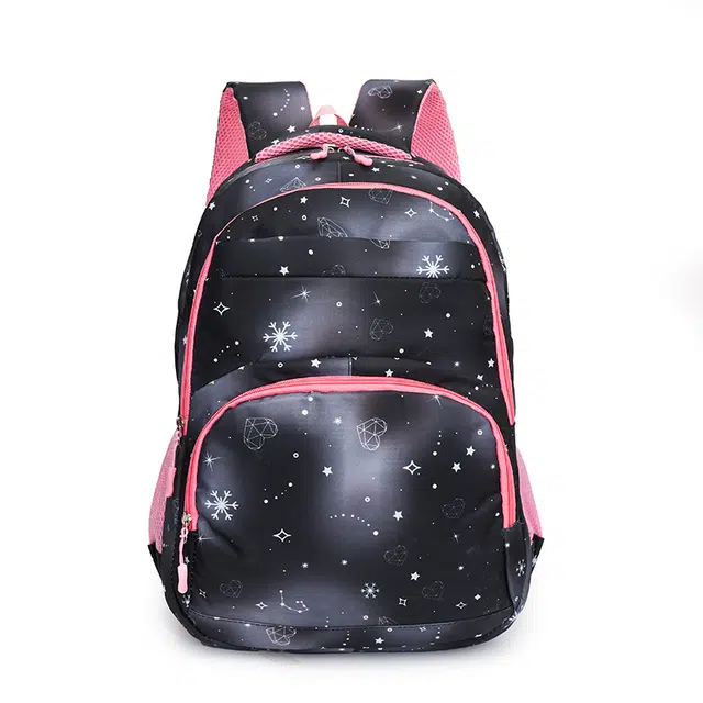 恒源祥 潮流梦幻星空雪花印花大容量 牛津布 双肩包 男女同款情侣款 多色