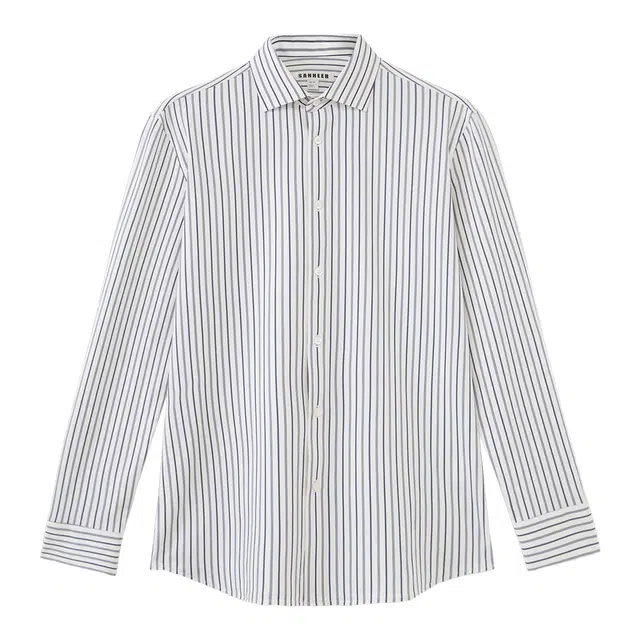 丹宁哲学 无束缚高回弹长绒棉面料长袖衬衫 男款