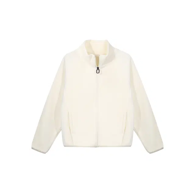 麓蔓蒂 纯色立领简约休闲加厚保暖夹克外套 女款