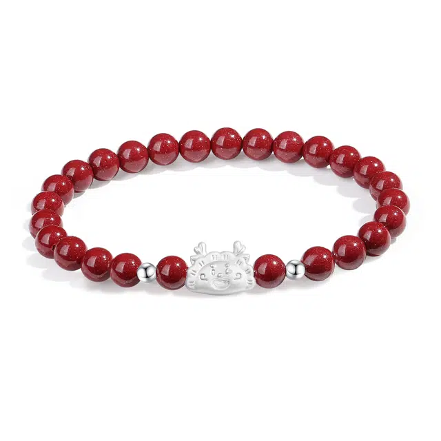 【普陀山官方已过香】 普陀山文创 红红火火新中式运气极佳四季发财正能量紫金砂转运珠诸事顺利月老祝福#好运 朱砂 手串 男女同款情侣款