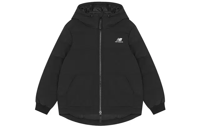 New Balance Hoodie Down Jacket Black