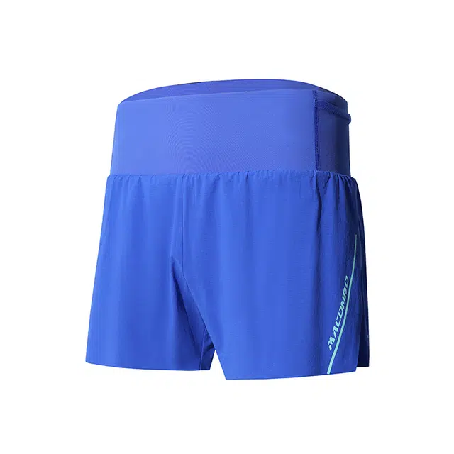 马孔多 美式复古时尚设计感舒适轻便透气吸汗速干纯色运动短裤 男款 电光靛蓝