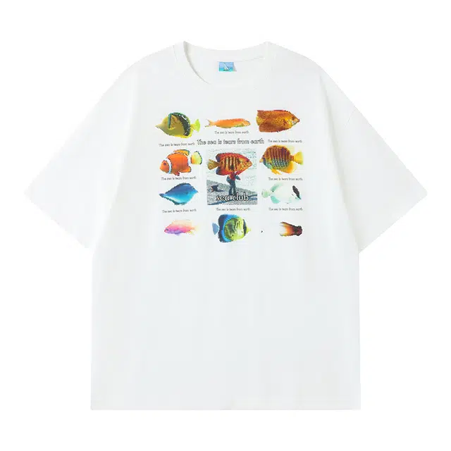 Crying Center Tropical Fish Tee
