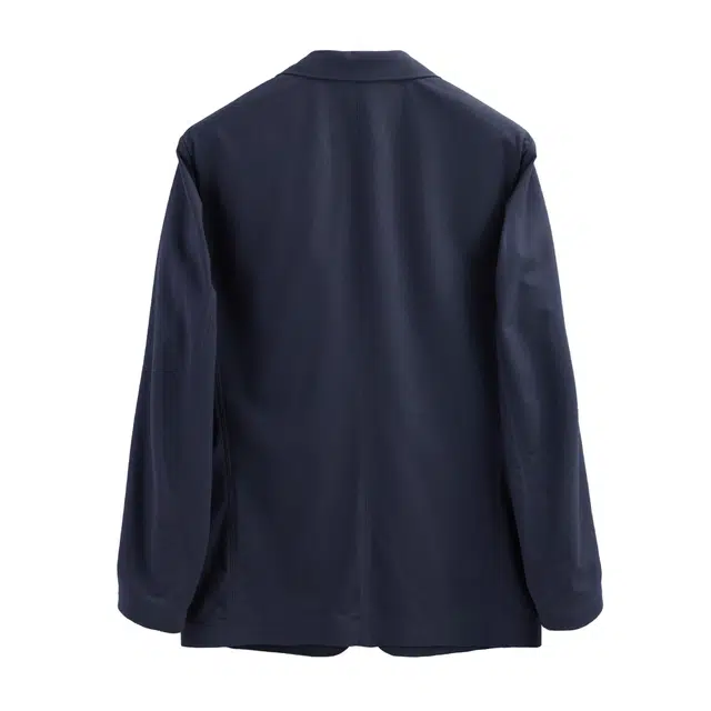 丹宁哲学 抗皱凉感高弹力西装 男款 藏青色