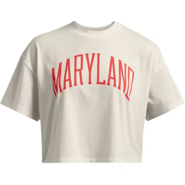 Under Armour BoxyGameday Heavyweight Crop Collegiate T