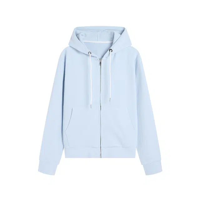 冰淇淋与鲸 美式宽松休闲落肩开衫卫衣 女款