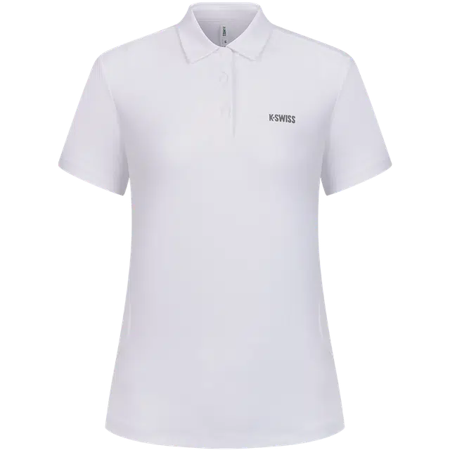 KSWISS logoPolo 101-K02C-WHT1