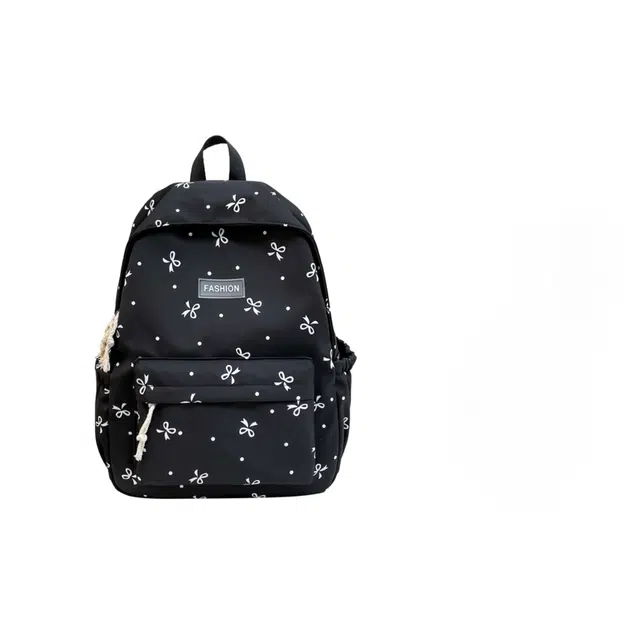 泰格奴 韩系甜美学院风/ 尼龙 双肩包 男女同款情侣款 黑色/紫罗兰/卡其色/深蓝色/粉色