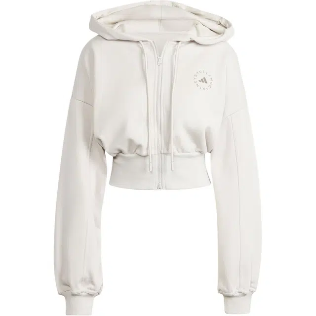 adidas x Stella McCartney SS24 Sportswear Cropped Hoodie Logo