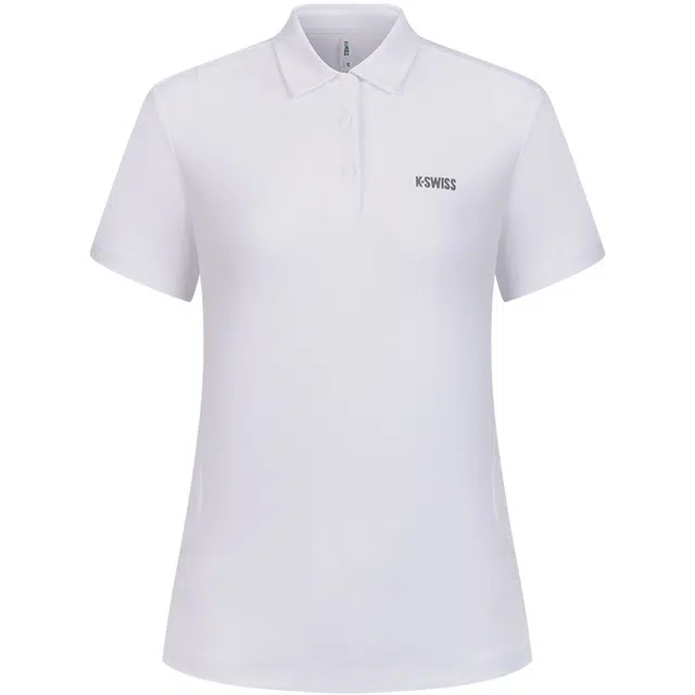 KSWISS logoPolo 101-K02C-WHT1
