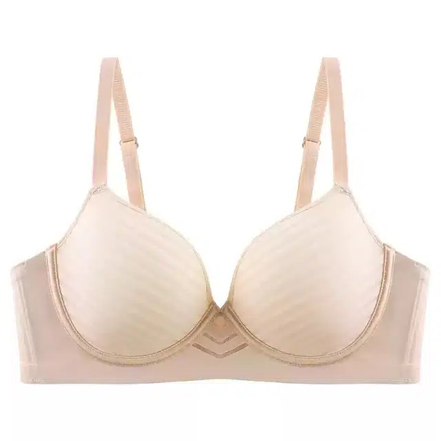 芬腾 超薄款大胸显小聚拢上托防下垂性感圆球杯透气文胸 女款