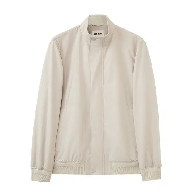 丹宁哲学 纯色舒适百搭简约休闲夹克外套 男款 米灰色