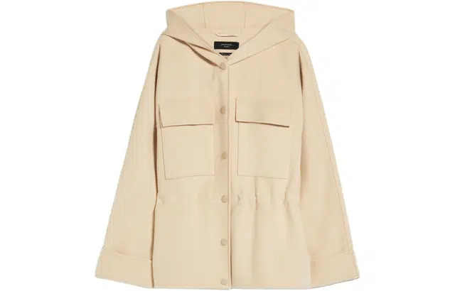 WEEKEND MaxMara Rango Hooded Wool Parka
