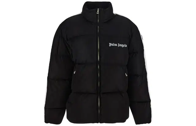 Palm Angels FW22 Logo Stripe Jacket Black