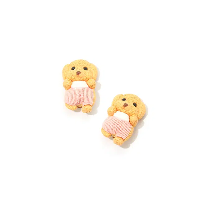 如花梦 小鼻嘎狗迷你可爱卡通侧边 树脂 发夹 女款