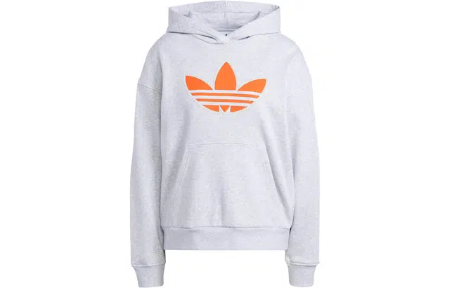 adidas originals Pearl Trefoil Boyfriend Hoodie Logo