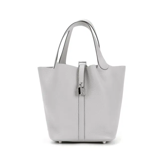 HERMES Picotin Lock 22 Gris Perle80 Gris Perle