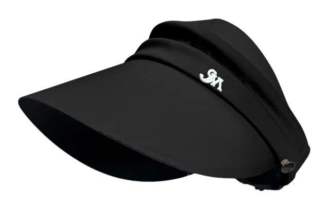 优幽兰 休闲简约纯色高级感防韩版百搭夏天透气空顶遮阳可扎高马尾防紫外线 聚酯纤维 防晒帽 女款