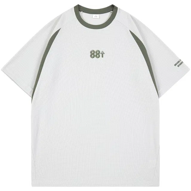88rising Split Color Logo T-Shirt Pearl Gray