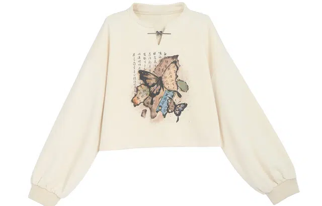 森女部落 原创【锦灰堆】新中式闺蜜情侣装卫衣国潮显瘦连帽宽松春季