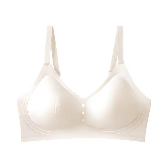 慕梵度 无痕果冻条软支撑小胸聚拢收副乳防下垂凉感亲肤超薄透气舒适文胸 女款