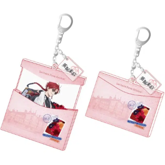 三月兽 时光代理人 英都来信系列 信笺亚克力 谷圈挂件