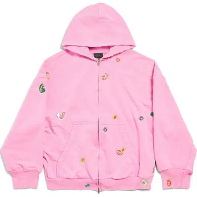 Balenciaga SS25 Pink Hoodie