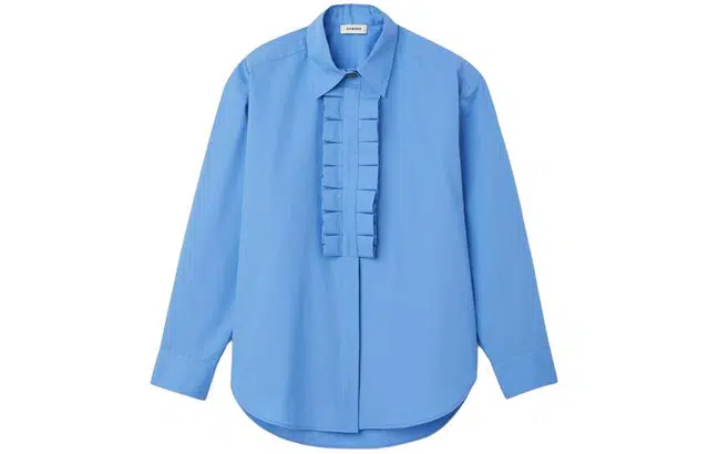 Sandro Frilled Collar Shirt