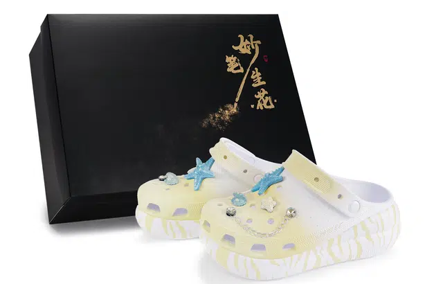 Crocs Crush Clog White Yellow