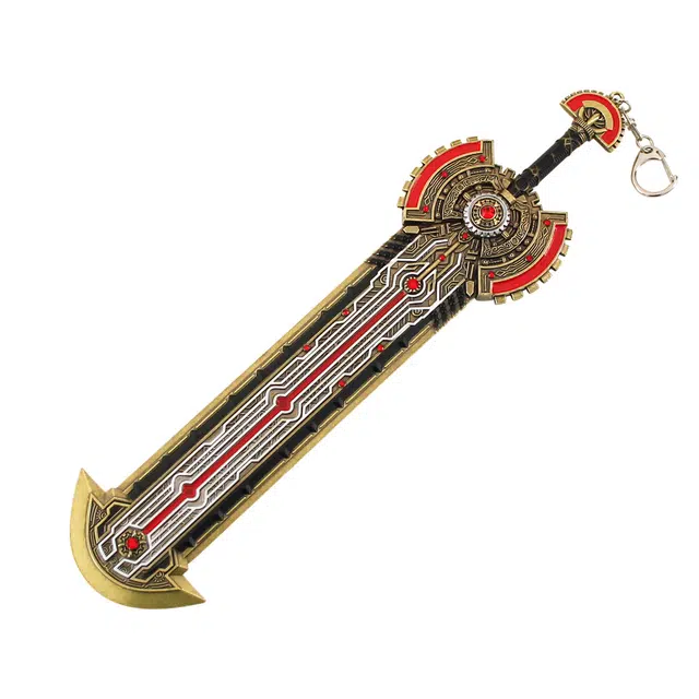 天予小镇 斗罗动漫唐门武器季绝尘审判之剑兵器合金玩具 成品模型