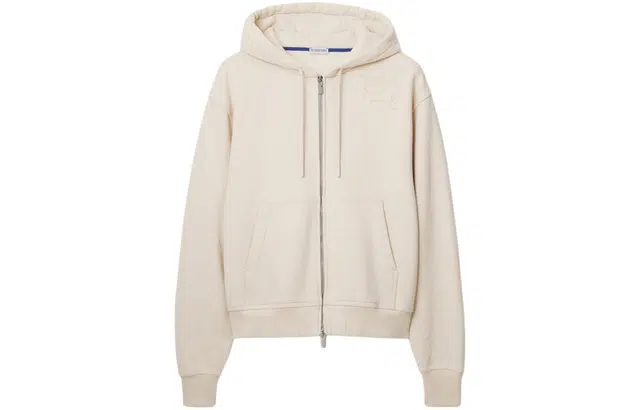 Burberry Equestrian Logo Hoodie White