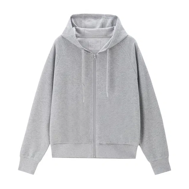 佐丹奴 舒适连帽百搭休闲纯色长袖夹克外套 女款