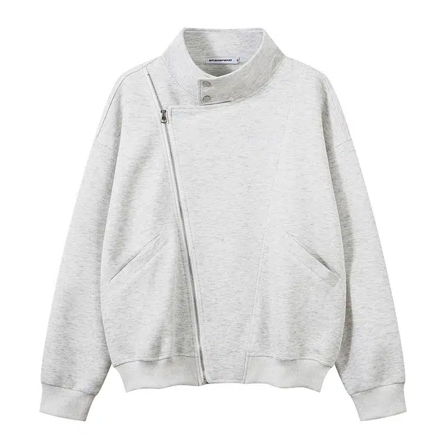 俞兆林 美式运动不规则设计感百搭休闲长袖夹克外套 男女同款