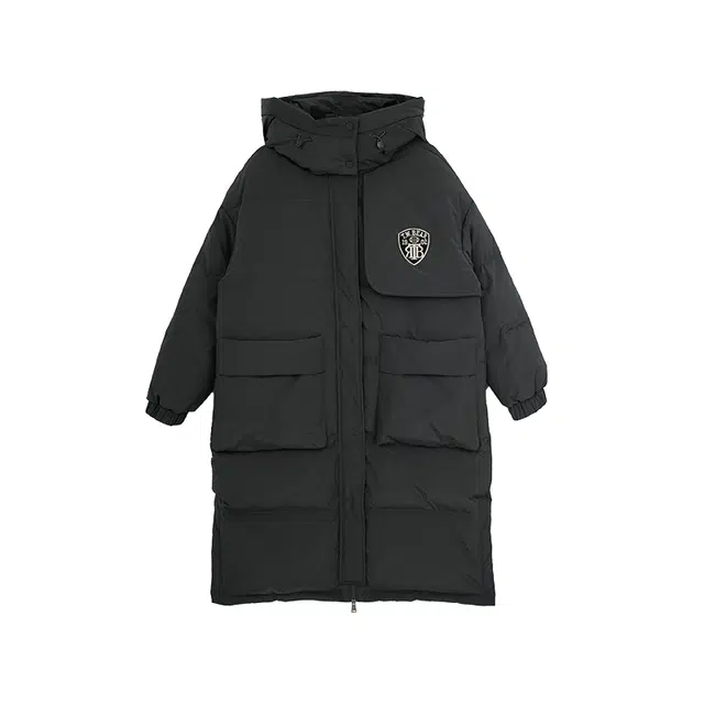 小镇姗姗 柏林艺术生 纯色长款羽绒服 女款