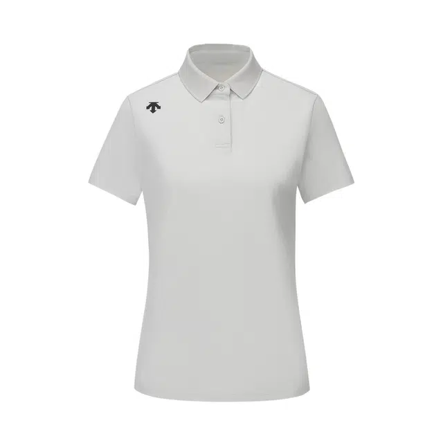 DESCENTE WOMENS TRAINING TOUGH logoPolo