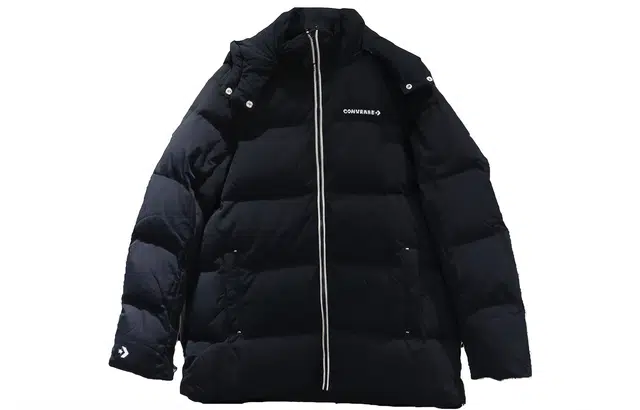 Converse Logo Hoodie Down Jacket