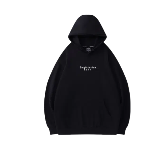 北极绒 时尚连帽长袖套头加绒加厚宽松卫衣 女款