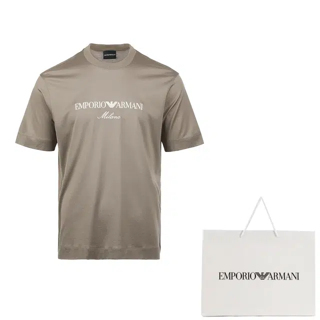 EMPORIO ARMANI SS25 logoT